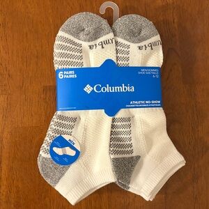 Columbia 6 Pairs Men’s No-Show Socks